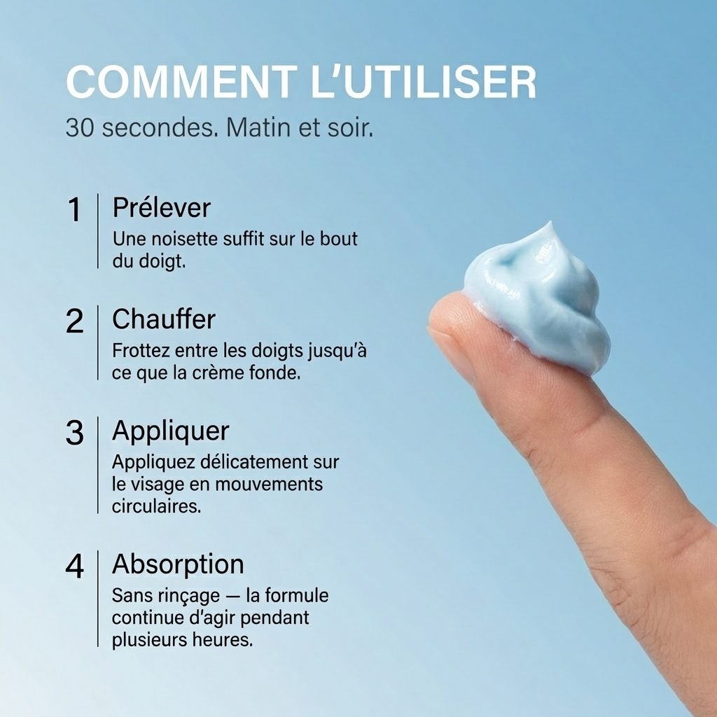 Crème Visage Au Peptide De Cuivre GHK-Cu