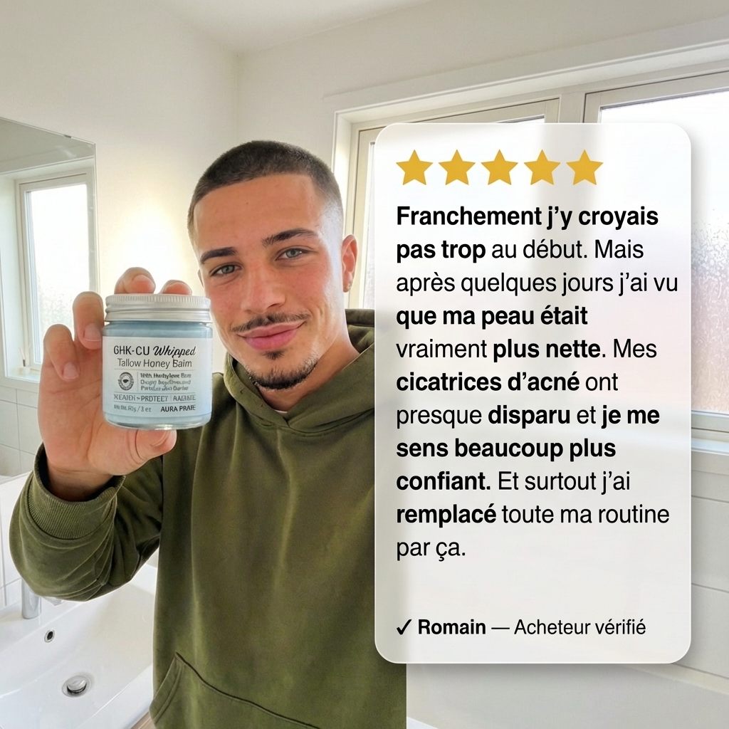 Crème Visage Au Peptide De Cuivre GHK-Cu